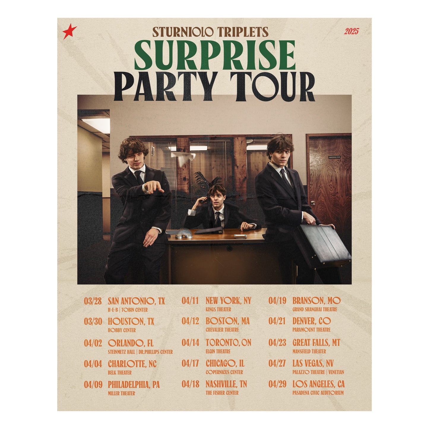 Sturniolo Surprise Party Tour Poster