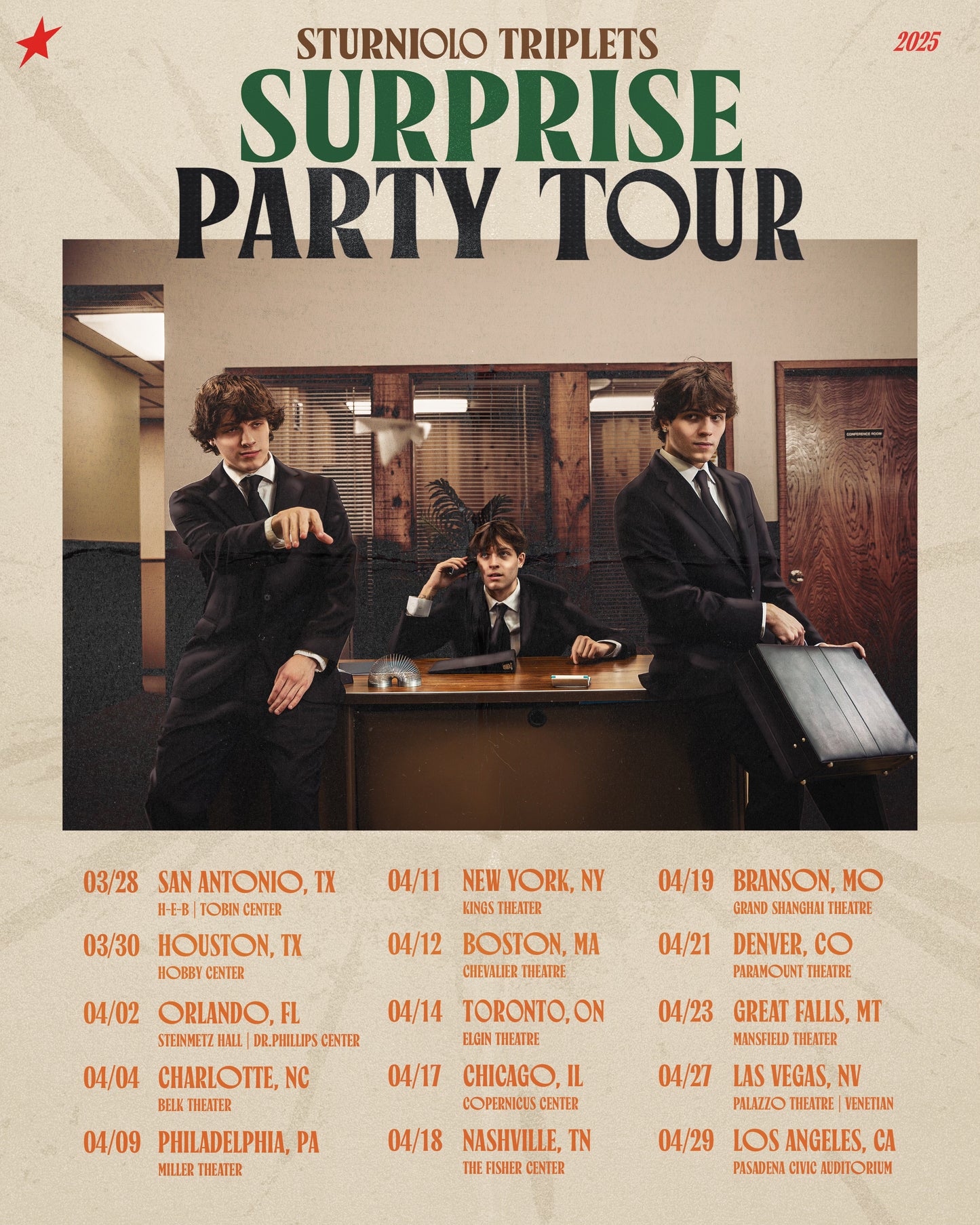 Sturniolo Surprise Party Tour Poster