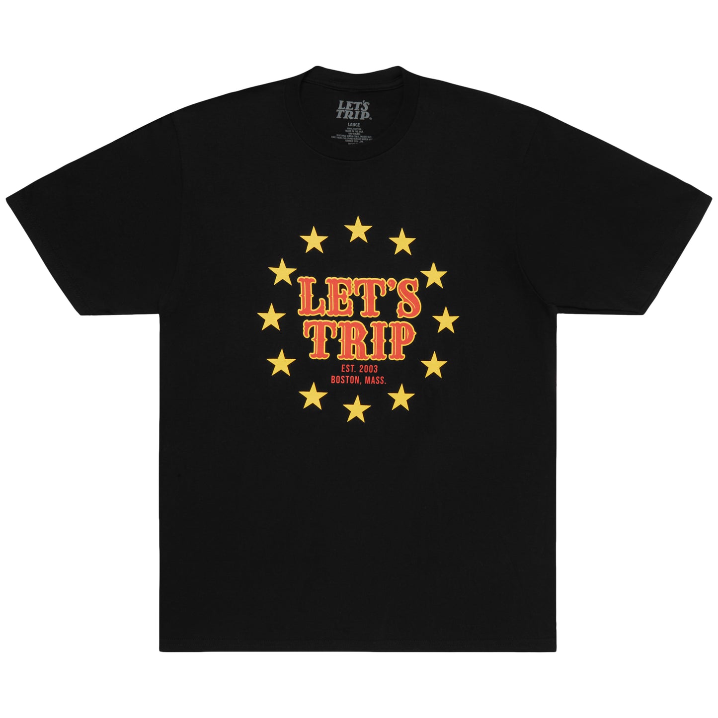 Let's Trip Stars Tee - Black