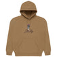 Let's Trip Boots Hoodie - Brown