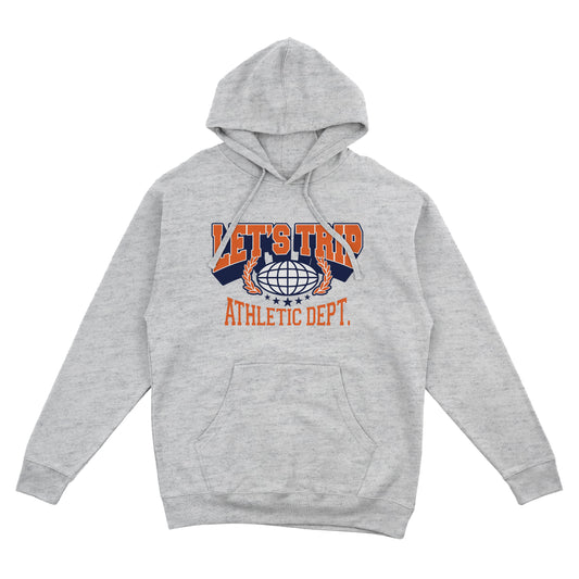 "GO SPORTS!" HOODIE - HEATHER GREY
