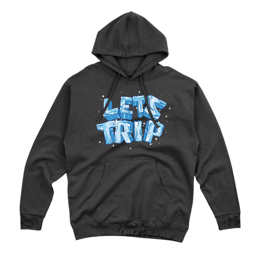 Let's Trip Ice Hoodie - Black