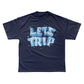 Let's Trip Ice Tee - Navy