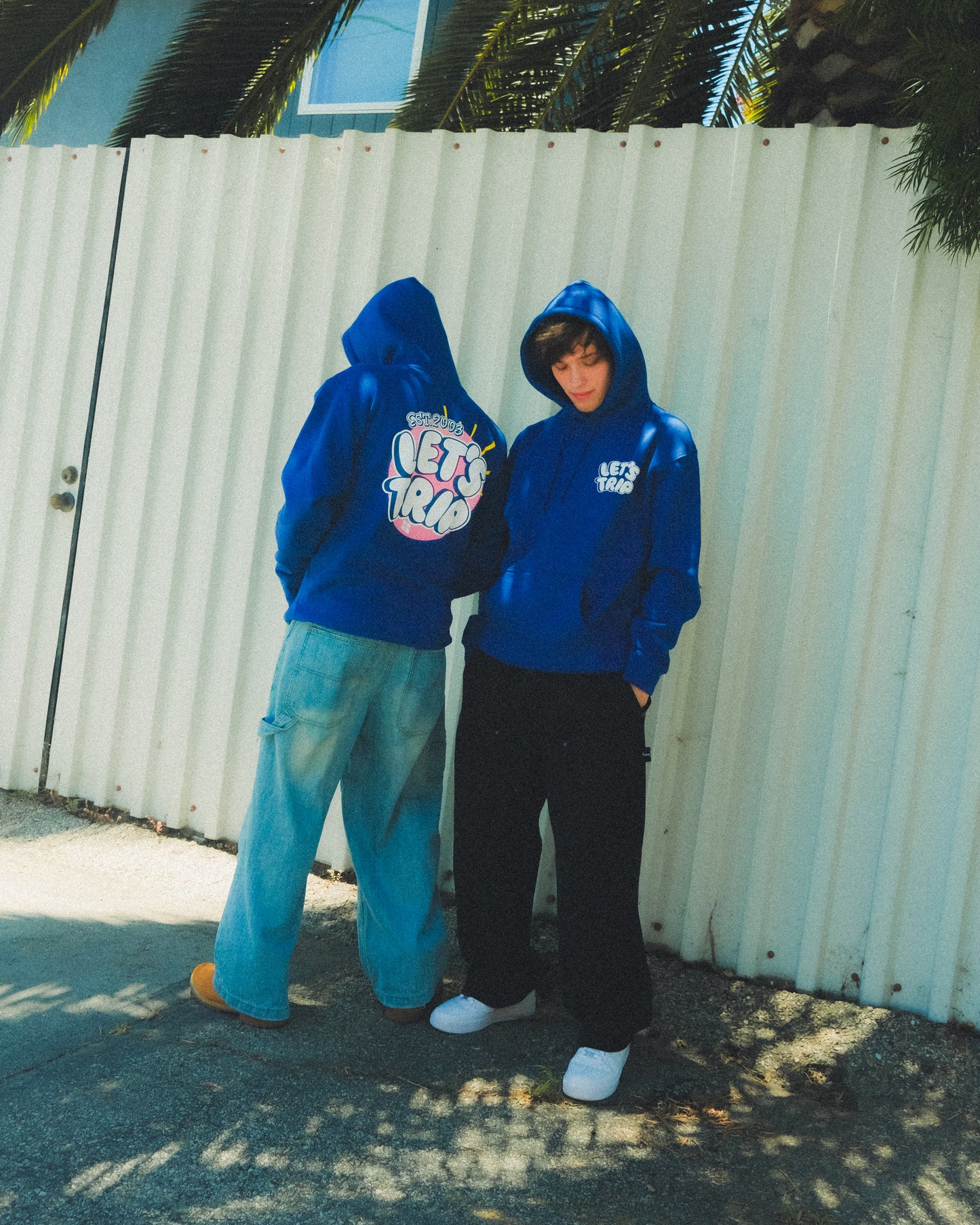 Let's Trip Bubble Hoodie ROYAL BLUE