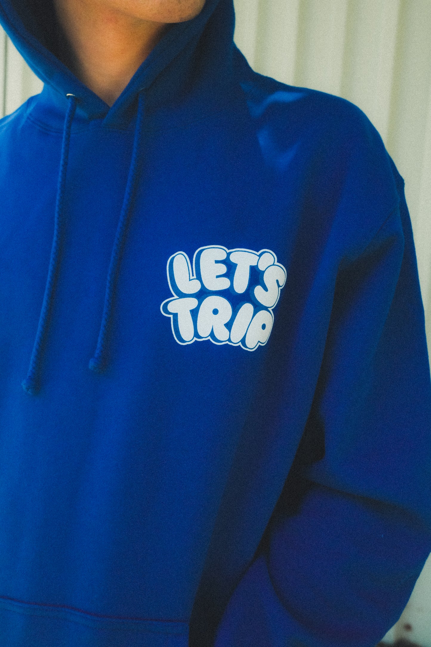 Let's Trip Bubble Hoodie ROYAL BLUE