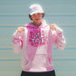 Let's Trip Airbrush Hoodie PINK