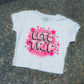 Let's Trip Airbrush Baby Tee WHITE