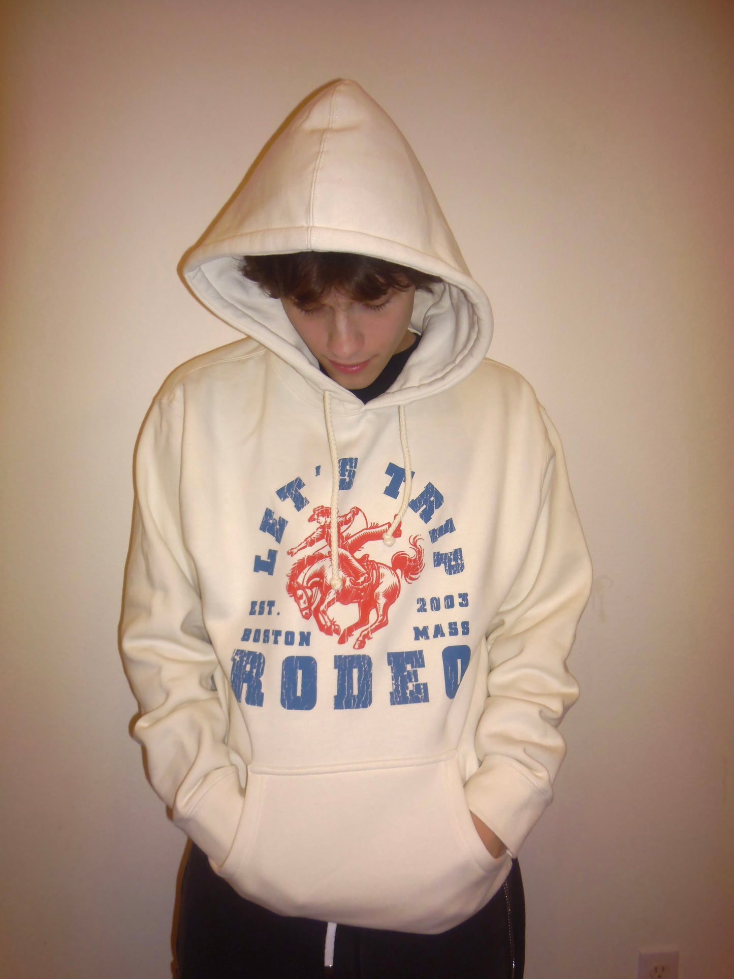 Let's Trip Rodeo Hoodie - Cream