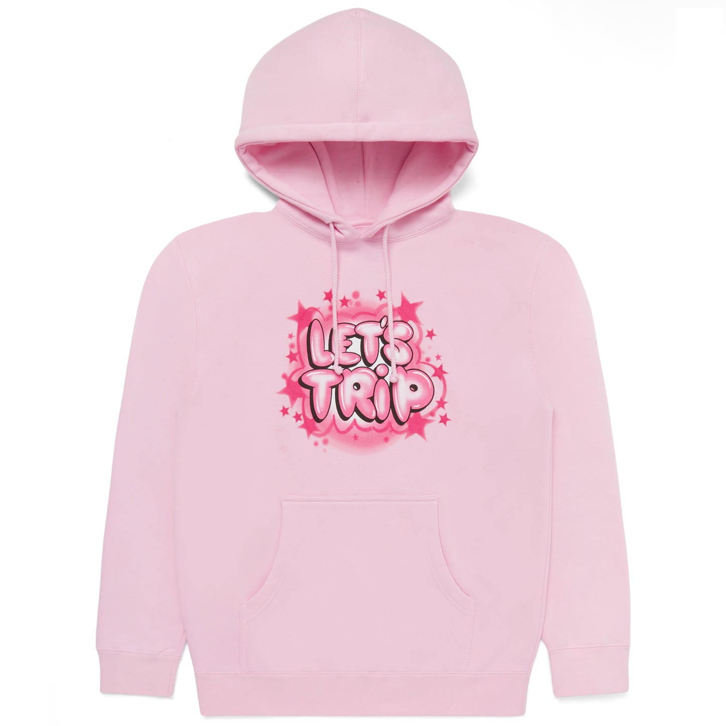 Let's Trip Airbrush Hoodie PINK