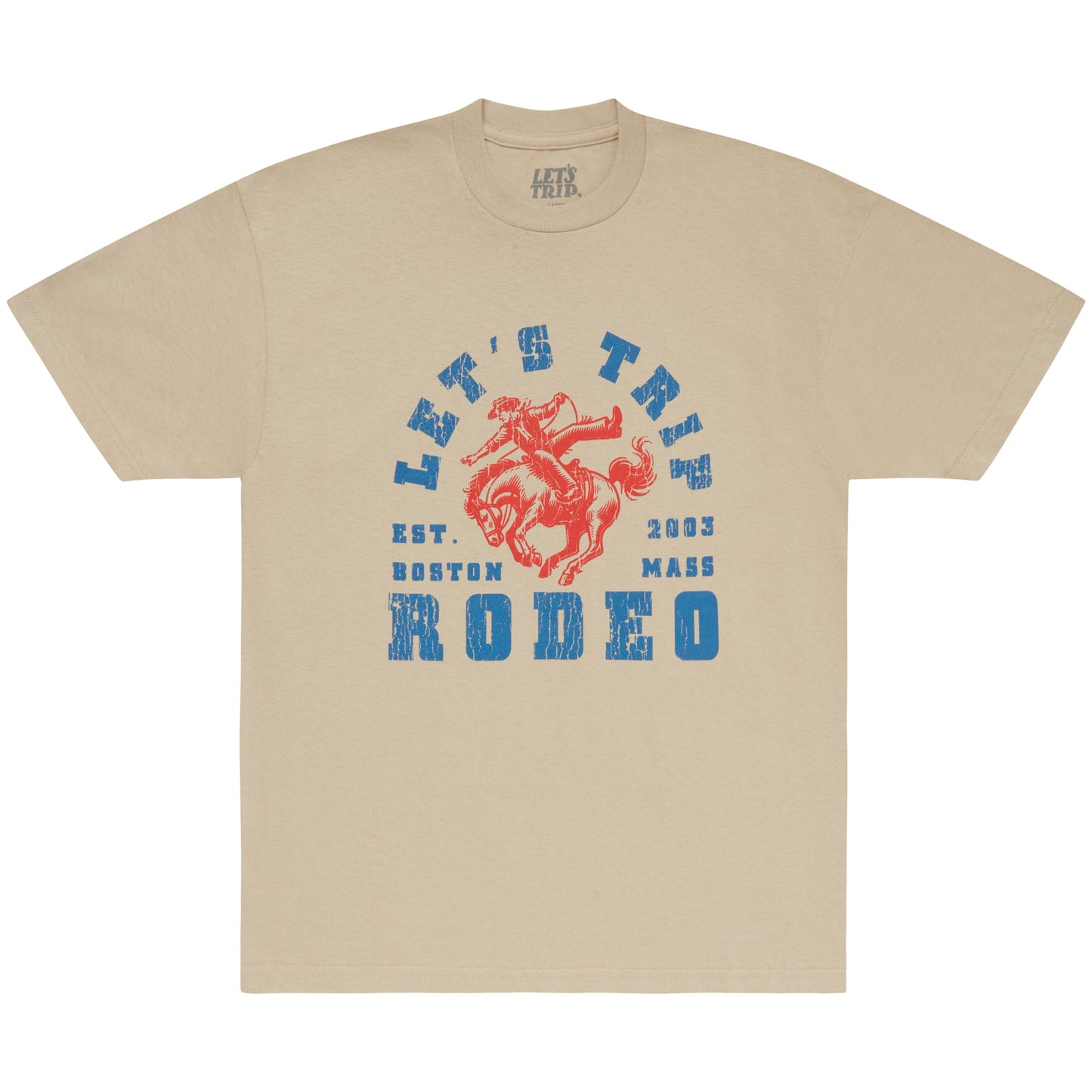 Let's Trip Rodeo Tee - Tan