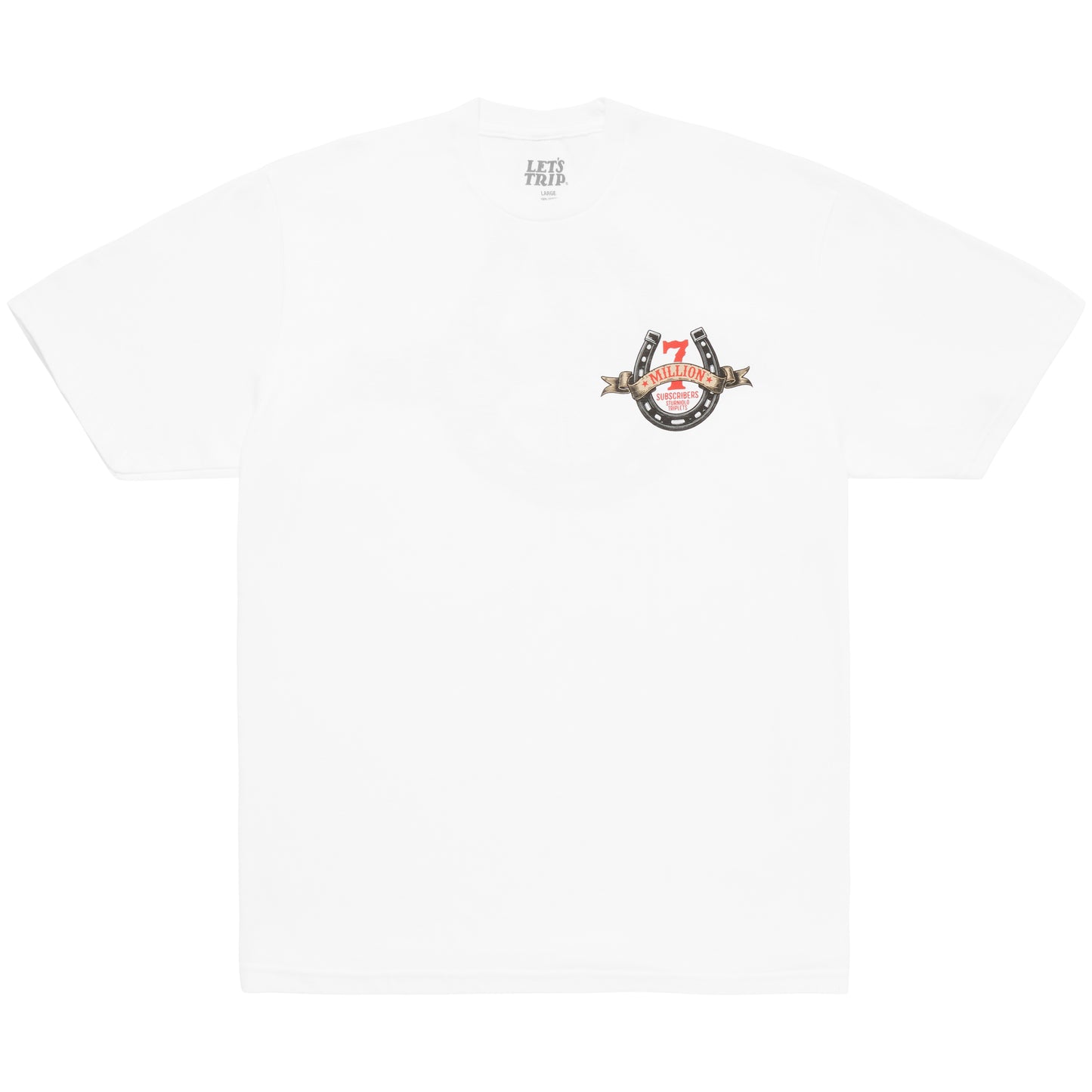 Let's Trip 7M Tee - White