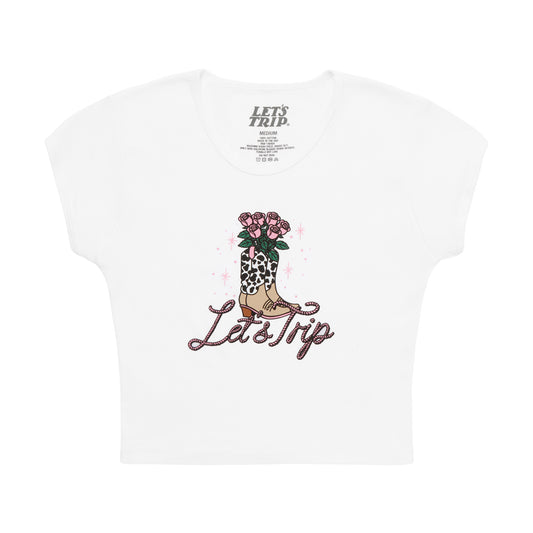 Let's Trip Boots Women's Tee - White