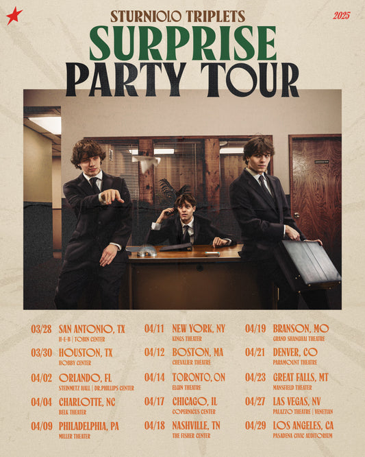 Sturniolo Surprise Party Tour Poster
